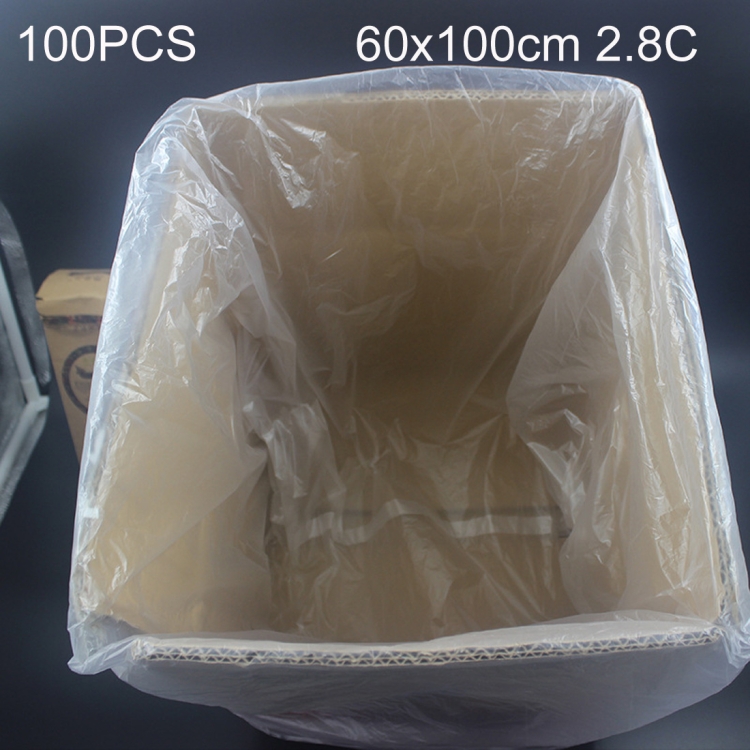 100pcs / Pack 2.8C Dust-proof Moisture-proof Plastic PE Packaging Bag, Size: 60cm x 100cm