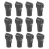 12 PCS 5.0mm Black ABS Display Hook / Security Lock Hook