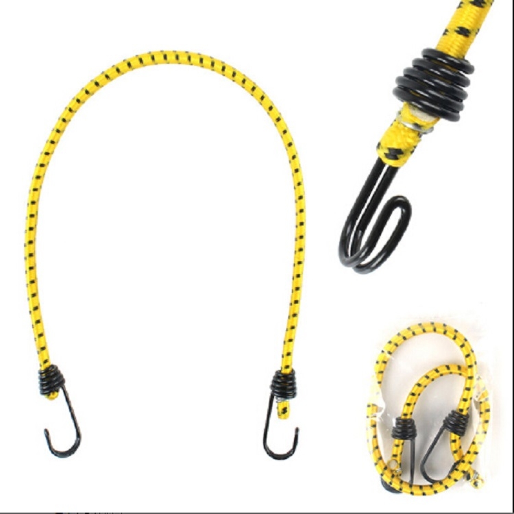 Outdoor Bundling Rope Elastic Tents Metal Buckle High Stretch Clothesline Camping Luggage Packing Hook