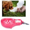 Dogs and Cats Portable Water Feeder Pet Kettle for Going Out, 200ml Rose Red, 200ml Pink, 200ml Blue