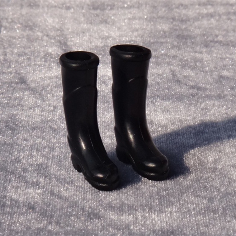 3 Pairs 1:12 Dollhouse Doll House Simulation Model mini Accessories Plastic Long Tube Rain Boots, 3 Pairs Long Tube Rain Boots
