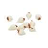 20 PCS / 2 Bags 1:12 Mini House Toy Simulation Garlic Kitchen Decoration, Garlic