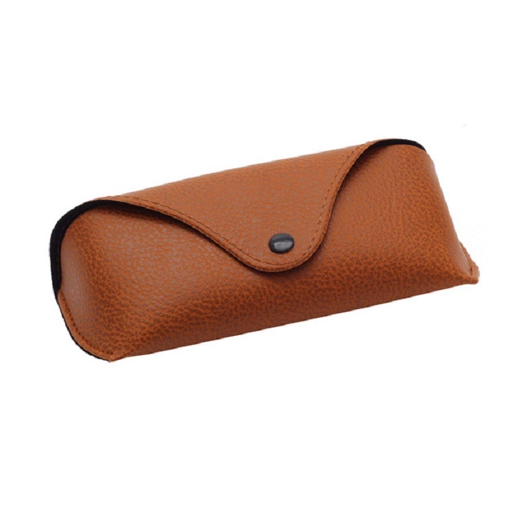 Portable Glasses Case Compression Litchi Texture Sunglasses Case, Litchi Texture Brown, Litchi Texture Black