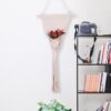 Hand-Knitted DIY Flower Arrangement Hanging Basket Home Decoration Tapestry, MS7409 DIY Flower Arrangement