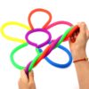 TPR Decompression Noodle Rope Elastic Rope Random Color Delivery,Size:, 30 PCS Medium, 30 PCS Small