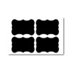 50 Sets Waterproof Removable Storage Bottle Sticker PVC Easy-To-Erasable Blackboard Sticker, 4PCS/Set Circular 120x80mm, 12PCS/Set Circular 140x180mm, 12PCS/Set Circular 170x130mm, 16PCS/Set Circular 170x170mm, 18PCS/Set Circular 250x140mm...