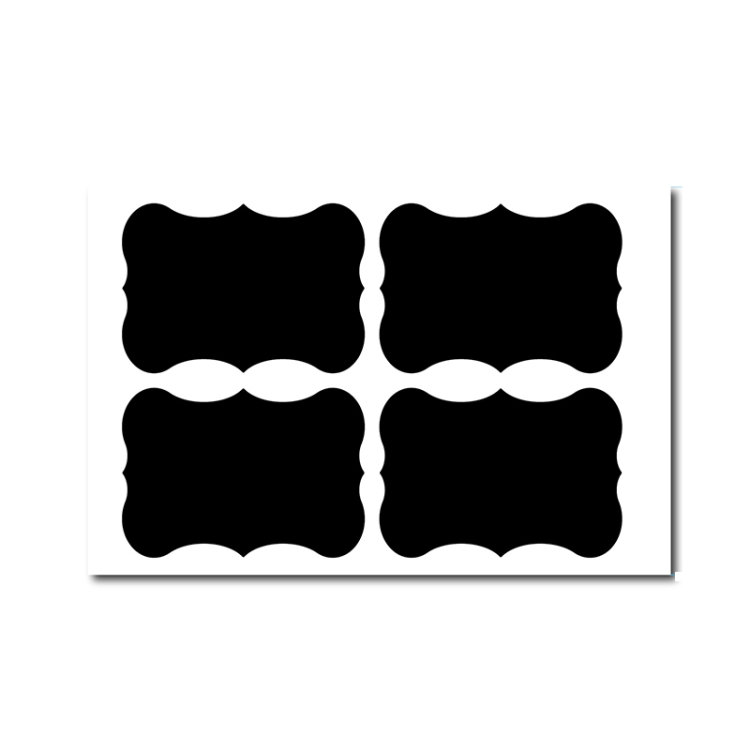 50 Sets Waterproof Removable Storage Bottle Sticker PVC Easy-To-Erasable Blackboard Sticker, 4PCS/Set Circular 120x80mm, 12PCS/Set Circular 140x180mm, 12PCS/Set Circular 170x130mm, 16PCS/Set Circular 170x170mm, 18PCS/Set Circular 250x140mm...