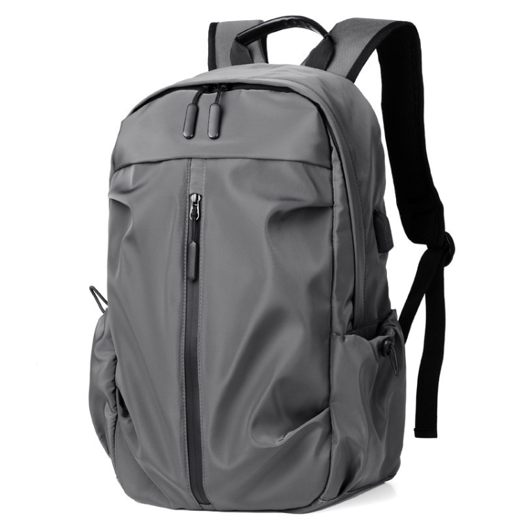 Men Oxford Backpack Business Computer Bag with External USB Port, Oxford Computer Bag, Oxford Backpack