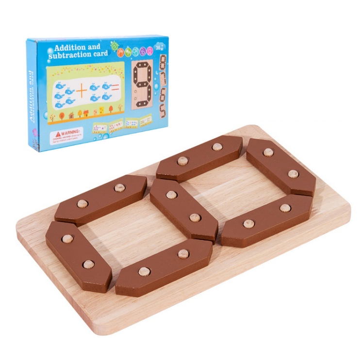 Addition and Subtraction Learning Blocks Early Education Puzzle Enlightenment Building Board, Addition and Subtraction Learning Blocks
