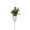 Handmade Hemp Rope Hanging Plastic Water Storage Flowerpot, Size: D03 Caliber 11.5cm, D03 Caliber 11.5cm, D05 Caliber 13.8cm, D09 Caliber 18.3cm