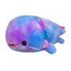 3 PCS Rainbow Color Doll Fish Plush Toy, 40cm 0.25kg, 55cm 0.4kg