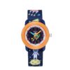 JNEW A369-86408 Children Cartoon Cosmic Starry Sky Waterproof Time Cognitive Ribbon Quartz Watch, JNEW A369-86408
