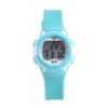 JNEW 9688-2 Children Multifunctional Colorful Backlight Waterproof Sports Digital Watch, Cyan