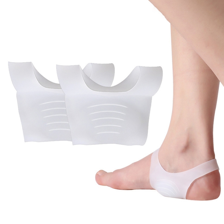 SEBS Elastic Bandage Correction X/O Type Leg Foot Heart Pad, White, Skin Color