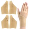 4 PCS Silicone Magnetic Therapy Glove Wrist Sprain Fixed Wrist Cover, Magnetic Therapy Glove