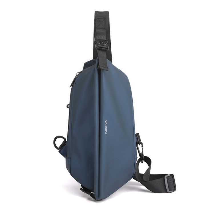 HAOSHUAI 1100-25 Men Chest Bag Casual Shoulder Bag, 1100-25 Dark Blue, 1100-25 Black, 1100-25 Gray, 1100-25 Army Green