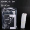 100 PCS / Set PE Clothing Packaging Bag Transparent Self-Stick Bag Jewelry Plastic Sealed Bag, Size:, 35x50cm, 35x55cm, 38x52cm, 40x55cm, 40x60cm, 45x65cm, 50x55cm, 50x60cm, 50x70cm