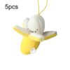 5pcs Peeled Banana Plush Fruit Toy Gift, 5cm