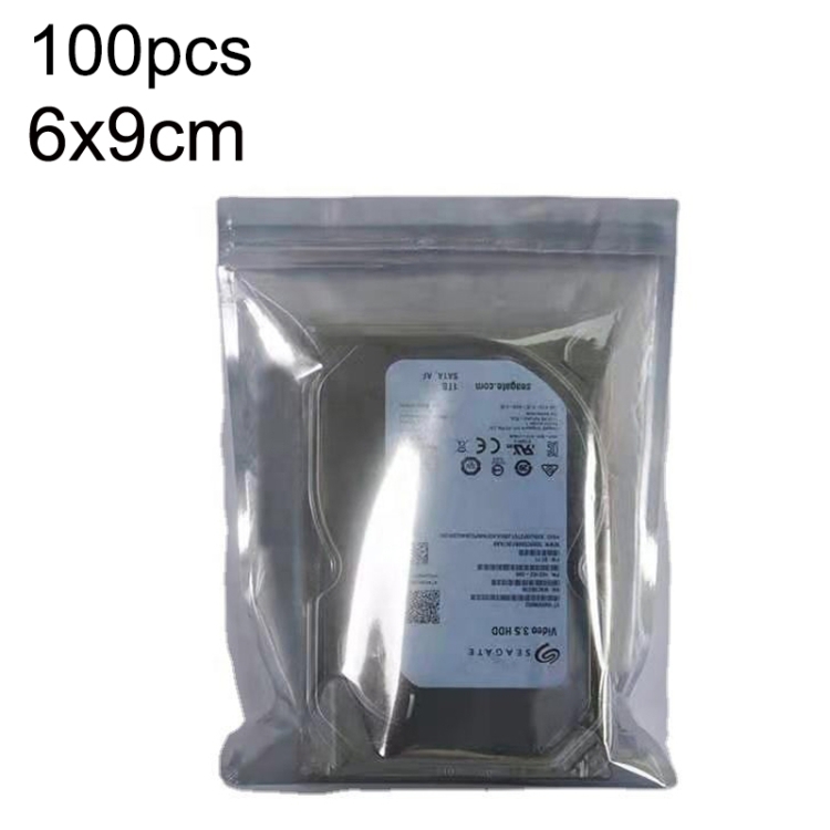 100pcs / Pack 20x30cm Anti-static Shielding Bag Hard Disk Insulation Bag Electronic Plastic Motherboard Packaging Bag, 100pcs / Pack 6x9cm, 100pcs / Pack 6x12cm, 100pcs / Pack 7x11cm, 100pcs / Pack 8x9cm, 100pcs / Pack 8x12cm, 100pcs / Pack 8x13cm...