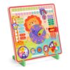 7 In 1 Kids Calendar & Teaching Clock Educational Toys, Lion