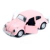 1:36 Beetle Classic Car Open Door Alloy Car Model Pull Back Children's Toy Car, Beetle Car Light Pink