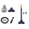 Brass Misting Nozzles Bend Arbitrarily Atomized Sprayer Garden Irrigation, 5m Kit, 10m Kit, 15m Kit, 20m Kit, 25m Kit, 30m Kit, 35m Kit, 40m Kit