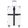 Luggage Cross Flying Landmark Customs Binding Belt, Black, Blue, TSA Black, TSA Blue