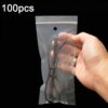 100pcs  Perforated Ziplock Bag Thickened Transparent Packaging Bag Plastic Sealed Bag, 8 x 18cm 12 Silk  Lower Hole, 8 x 18cm 12 Silk No Hole, 8 x 18cm 10 Silk No Hole, 9 x 13cm 10 Silk Lower Hole, 9 x 13cm 10 Silk No Hole, 12 x 18cm 10 Silk Lower Hole...