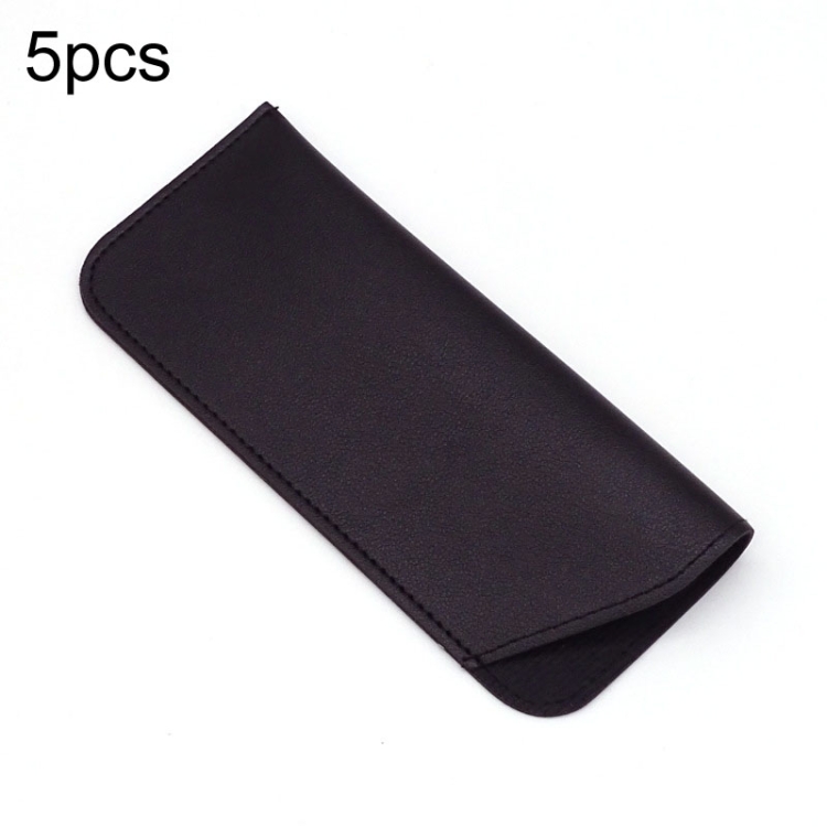 5pcs Thickened Sunglasses Pouch Portable Dustproof Storage Bag, Small 157 x 65mm, Large 175 x 75mm