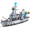 LELE BROTHER Children Small Pellet Intelligent Assembly Toy Building Blocks, 112 Destroyer