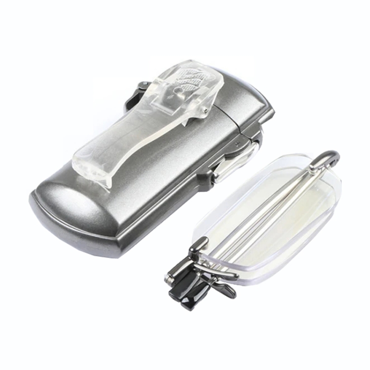 With Lighter Shape Clip Belt Case Anti-Blue Light Rimless Folding Presbyopia Glasses, 100 Degrees, 150 Degrees, 200 Degrees, 250 Degrees, 300 Degrees, 350 Degrees, 400 Degrees