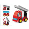 Children Large Particle Engineering Car Educational Assembly Building Block Toys, Fire Truck, Digging Car, Monster Police Car, Fighting Truck, Forklift, Oil Tank, Truck, Crane, Racing Car, Police Car, Sedan