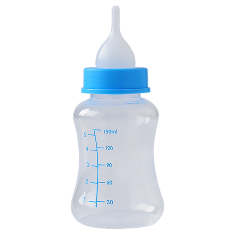 Pet Milk Feeding Bottle Portable Multi-Nipple Water Mug, Large Blue, Large Yellow, Large Green, Small Blue, Small Yellow, Small Green