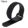 10pcs Nylon Cable Storage Snap Tape Reverse Buckle Type Fixed Packing Strap, Red 20 x 150mm, Red 20 x 200mm, Red 20 x 300mm, Red 25 x 200mm, Red 25 x 300mm, Red 25 x 400mm, Blue 20 x 150mm, Blue 20 x 200mm, Blue 20 x 300mm, Blue 25 x 200mm...
