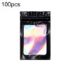100pcs Laser Shaded Self-Sealing Bag Jewelry Closure Packaging Bags, 6 x 10cm Black, 6 x 10cm Pink, 6 x 10cm Orange, 7 x 10cm Black, 7 x 10cm Pink, 7 x 10cm Orange, 7.5 x 12cm Black, 7.5 x 12cm Pink, 7.5 x 12cm Orange, 8 x 13cm Black, 8 x 13cm Pink...