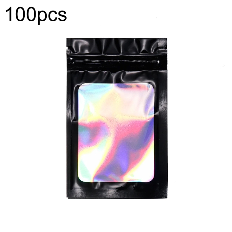 100pcs Laser Shaded Self-Sealing Bag Jewelry Closure Packaging Bags, 6 x 10cm Black, 6 x 10cm Pink, 6 x 10cm Orange, 7 x 10cm Black, 7 x 10cm Pink, 7 x 10cm Orange, 7.5 x 12cm Black, 7.5 x 12cm Pink, 7.5 x 12cm Orange, 8 x 13cm Black, 8 x 13cm Pink...