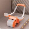 Automatic Rebound Abdominal Roller With Elbow Support & Mobile Phone Bracket, Standard Model Orange, Standard Model Black, Standard Model White, Timing Model Orange, Timing Model Black, Timing Model White