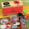 Children Simulation Kitchen Cooking Toys Pretend Play Educational Toys Set Accessories Style Random Delivery, 33pcs / Set, 56pcs / Set, 70pcs / Set, 84pcs / Set