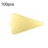 Golden Paper Plates Dessert Board Base Mousse Mat Cake Cardboard Pastries Display Tray, 100pcs /Set 118x78mm Triangle, 100pcs /Set 115x64mm  Triangle, 100pcs /Set 90mm Circle, 100pcs /Set 80mm Circle, 100pcs /Set 84x90mm Square, 100pcs /Set 70mm Square...