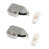 2pcs Household Thickened Closet Cabinet Door Latch, Elephant Trunk Lock, V-Nose Lock Rebounder