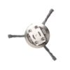 Steel Wire Weeding Wheel Twisted Wire Weeding Disc Mower Blade Accessories, 3-heads, 6-heads