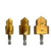 20 / 25 / 32 Hexagonal Shank PPR Step Drill Bits Leak Repairing And Connecting Tools, 3pcs / Set