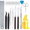 Craft Vinyl Sticker Wall Decal DIY Embossed Engraving Weeding Tool Set, 23pcs /Set