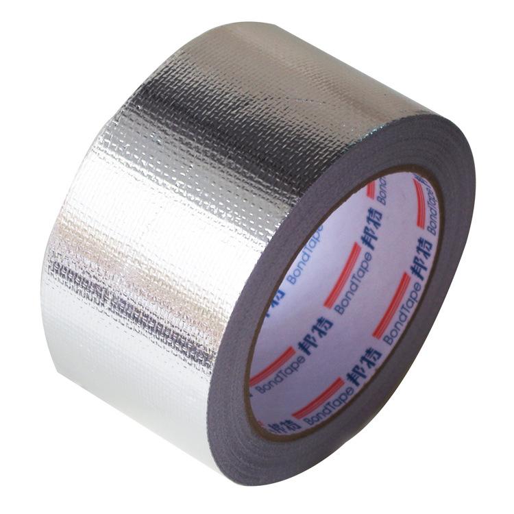 Fiberglass Aluminum Foil Tape High Temperature Resistant for HVAC Duct, Pipe Repair, Leak Sealing, BondTape 6cm x 23m, BondTape 8cm x 23m, BondTape 10cm x 23m