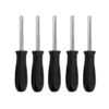 5pcs Socket Wrench Handle Extension Rod Combination Repair Tool, 1/4x150mm Chrome Plated, 1/4x150mm Zinc Plated