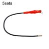 5sets Bent-Head Flexible Hose Magnetic Rod Screw Retriever, Bent-Head Flexible Hose