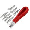 Printmaking Engraving Knife Set Wood Engraving Knife Combination Tool, 8pcs /Set
