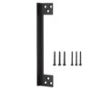 L-Shaped Stainless Steel Door Latch Protector Cover Outswing Door Lock Latch Protector, 7 inch, 11 inch
