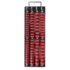 Portable Socket Storage Holder With Handle For 1/4, 3/8, 1/2 Inch Drive Sockets