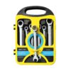 7pcs /Set Dual-Drive Ratchet Wrench 8-19mm Quick-Release Non-Slip Socket Spanner, Fixed Head, Flex Head